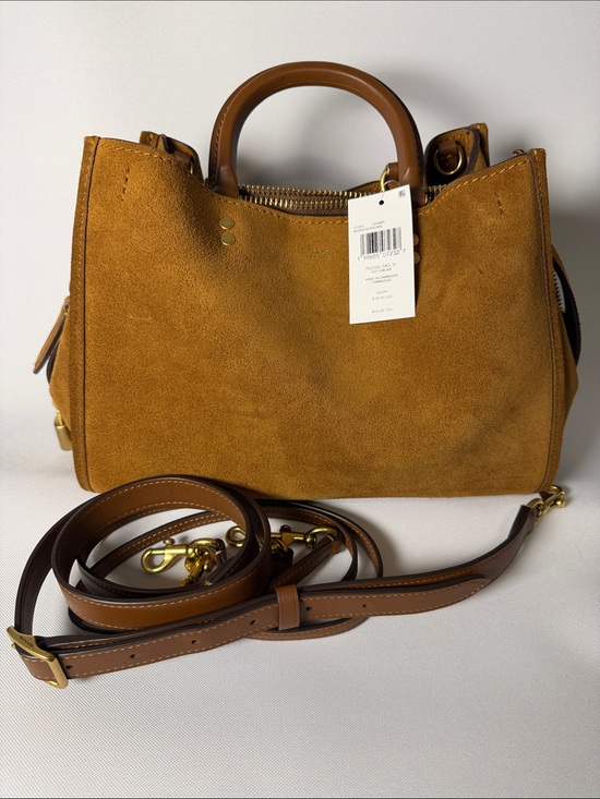 Coach Handbags - Coach Rogue 31 in Warm Brown Suede